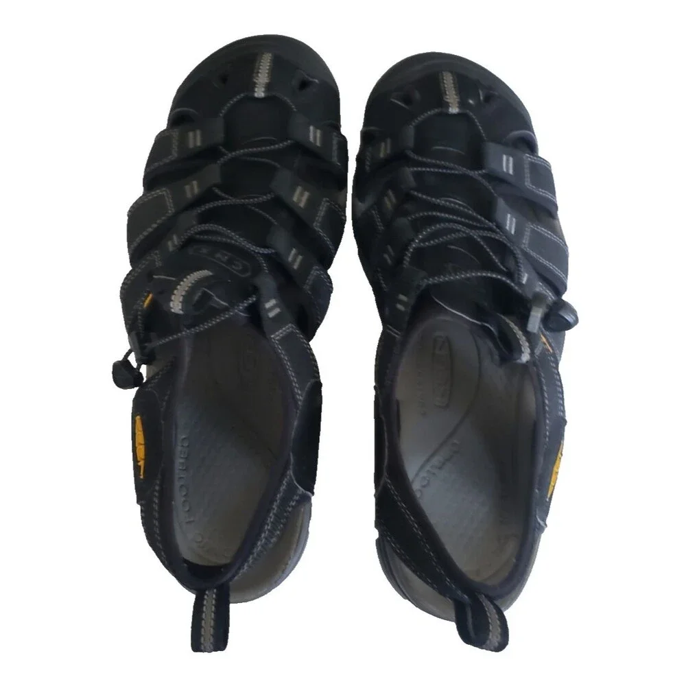 KEEN Clearwater CNX Black Waterproof Sandals Men's Size 12 Athletic